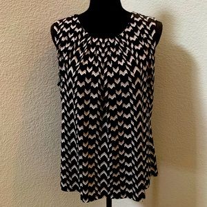 Calvin Klein Black Sleeveless Blouse - Size XL